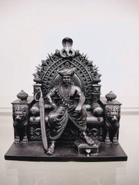 Jejuricha Khandoba 5 Inch - antique gold