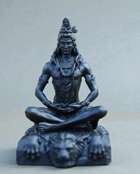 Shiv Shankar Mahadev 4.5 Inch - Silver