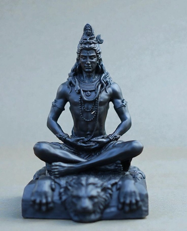 Shiv Shankar Mahadev 4.5 Inch - Silver