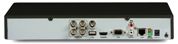 Hikvision HD-TVI DVR: Hikvision iDS-7204HQHI-M1/XT(STD) (4-ch, 2 MP, 15 fps, H.265, 2 x AcuSense, HDMI, VGA) - Analog HD DVR, 1.16 Kg