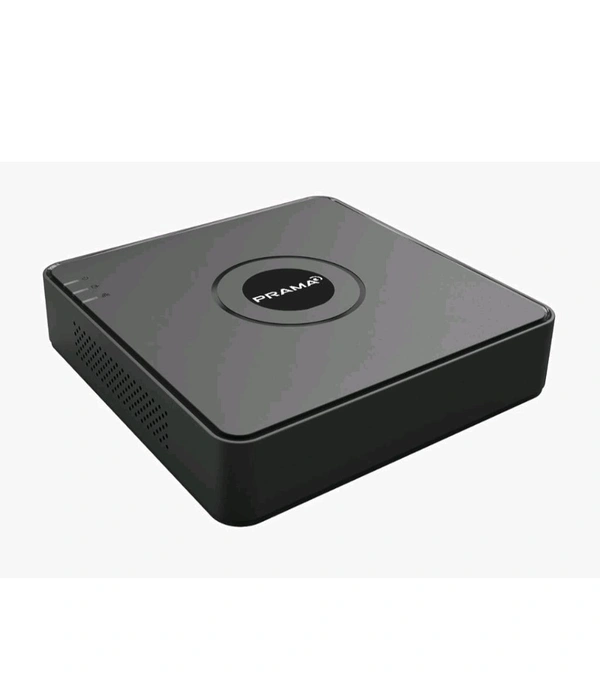 Prama 4CH HDTVI DVR PT-DR1A04G-K1 (Support All Types CCTV Camera Within 2.4mp)|| SATA 1 SATA Interface || Network Interface 1, RJ45 10M/100M self-Adaptive Ethernet Interface, Black
