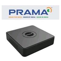Prama 4CH HDTVI DVR PT-DR1A04G-K1 (Support All Types CCTV Camera Within 2.4mp)|| SATA 1 SATA Interface || Network Interface 1, RJ45 10M/100M self-Adaptive Ethernet Interface, Black