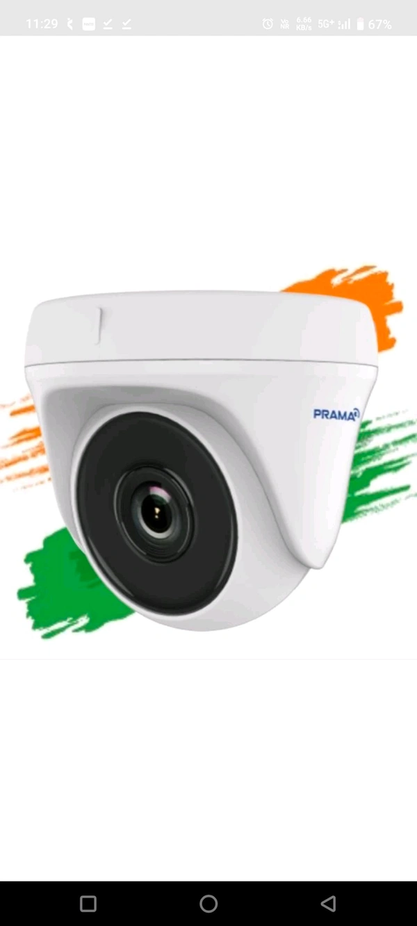 Prama 2MP HD Dome Camera PT-HTD702E-ITPFS