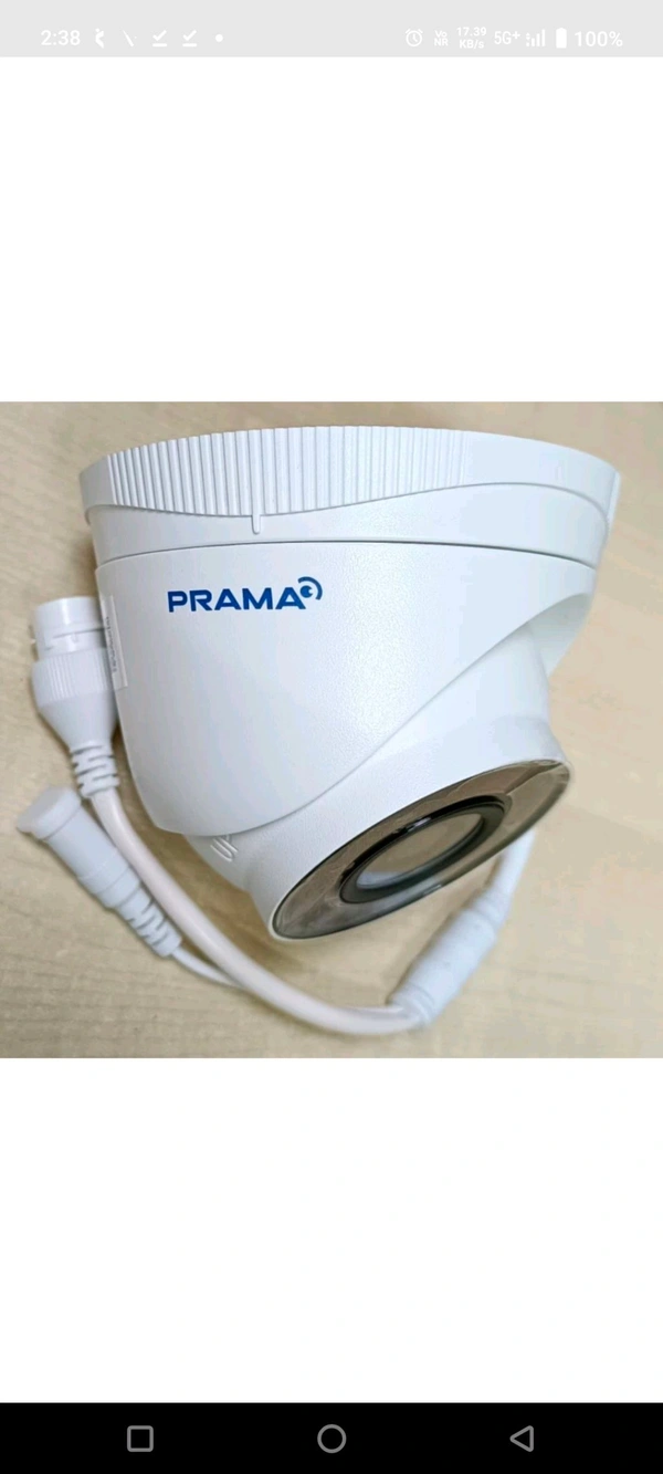Prama Dome CCTV Camera PT-NC123D3-I(DE) 2 MP IR Fixed Network Turret Camera