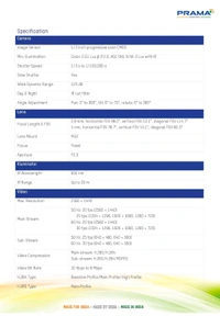 Prama PRAMA EVteQ PT-NC143D3-I(D) 4 MP Fixed Turret Network Camera H.265 Dome (4MP, PT-NC143D3-I(D))