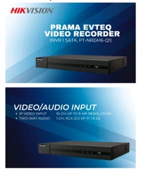 Prama PRAMA EVteQ Network Video Recorder with 1 SATA (PT-NR2A16-Q1)