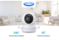 EZVIZ  H6c Pro 2K⁺ 360° protection in stunning 2K⁺