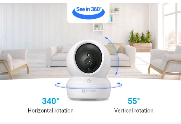 EZVIZ  H6c Pro 2K⁺ 360° protection in stunning 2K⁺