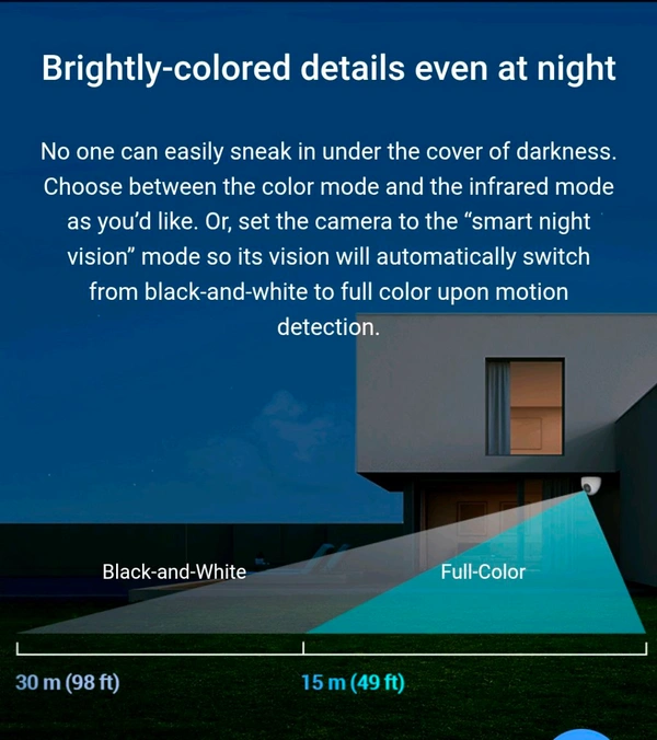 EZVIZ H4 2K Wi-Fi Smart Home Camera