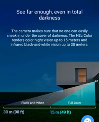EZVIZ  H3c Color Model CS-H3c-R100-1K2WFL