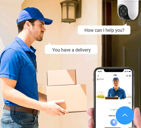 EZVIZ H8c Pan & Tilt Wi-Fi Camera Model CS-H8c (1080P)