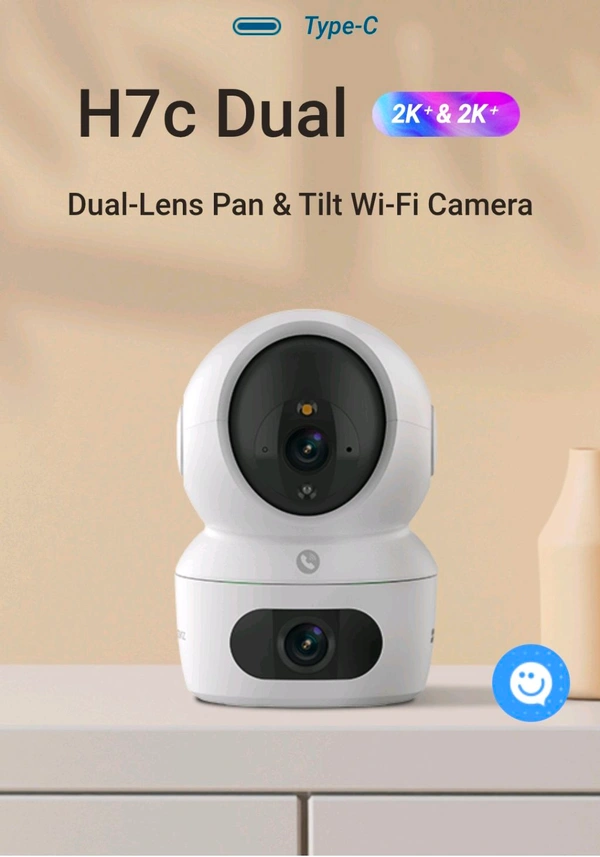 EZVIZ H7c Dual2K⁺ & 2K⁺Dual-Lens Pan & Tilt Wi-Fi Camera Model: CS-H7c-R100-8G44WF