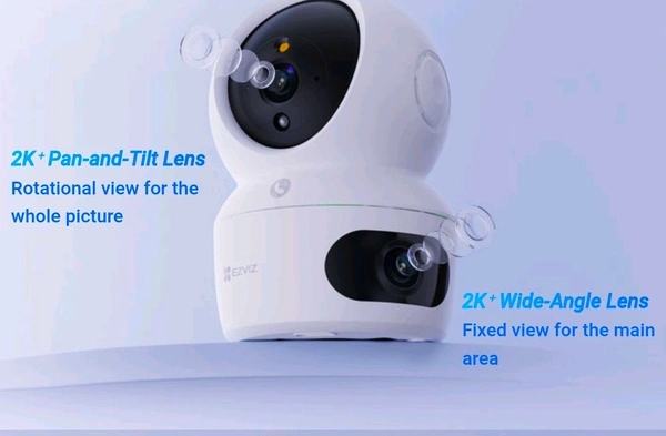 EZVIZ H7c Dual2K⁺ & 2K⁺Dual-Lens Pan & Tilt Wi-Fi Camera Model: CS-H7c-R100-8G44WF
