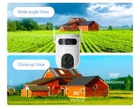EZVIZ H9c Dual2K & 2KDual-Lens Pan & Tilt Wi-Fi Camera Model: CS-H9c-R100-8H33WKFL