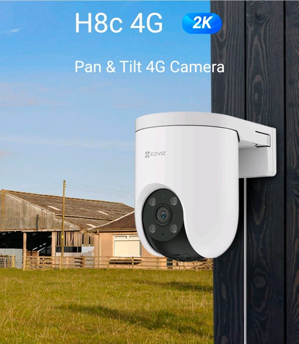 EZVIZ H8c 4G2KPan & Tilt 4G Camera Model: CS-H8c-R200-1K3KFL4GA