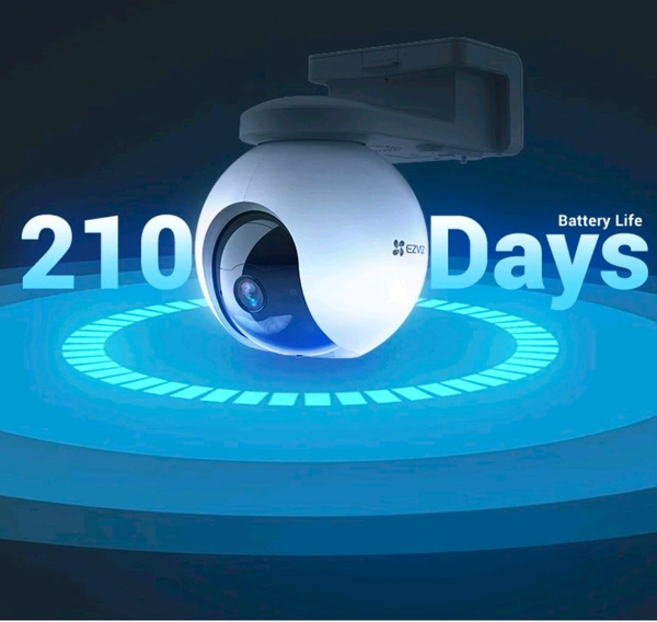 EZVIZ HB8 Battery-Powered Pan & Tilt Wi-Fi Camera Model: CS-HB8 (4MP)