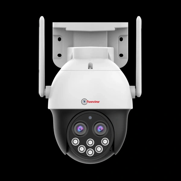 True View  4MP Smart Dual Lens Wi-Fi Pan/Tilt Camera Model: T18156
