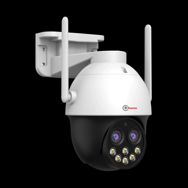 True View  4MP Smart Dual Lens Wi-Fi Pan/Tilt Camera Model: T18156