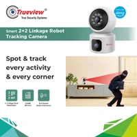 True View  2MP+2MP Smart Linkage Robot Tracking Camera Model: T18184