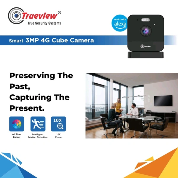 True View  3MP Smart 4G Cube Camera Model: T18162