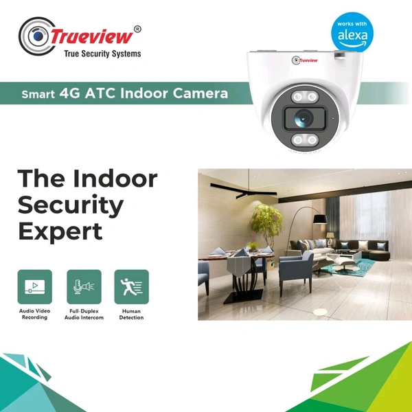 True View  3MP Smart 4G Dome ATC Camera Model:T18185