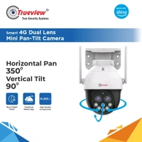 True View  4MP Smart Dual Lens 4G Pan/Tilt Camera Model: T18155