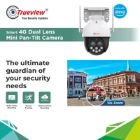 True View  4MP Smart Dual Lens 4G Pan/Tilt Camera Model: T18155