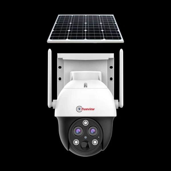 True View  3MP 4G Solar Dual Lens Mini Pan-Tilt Camera Model:T18164