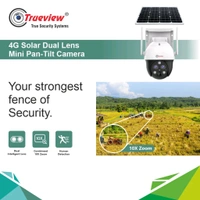 True View  3MP 4G Solar Dual Lens Mini Pan-Tilt Camera Model:T18164