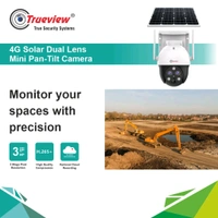 True View  3MP 4G Solar Dual Lens Mini Pan-Tilt Camera Model:T18164