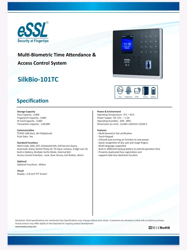 ESSL Face - SilkBio-101TC