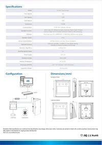 ESSL Face - AiFace-Neptune
Time Attendance and Access Control System Visible Light Facial Recognition