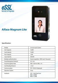 ESSL Face - Aiface MAGNUM LITE