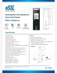 ESSL Face - Aiface MAGNUM
