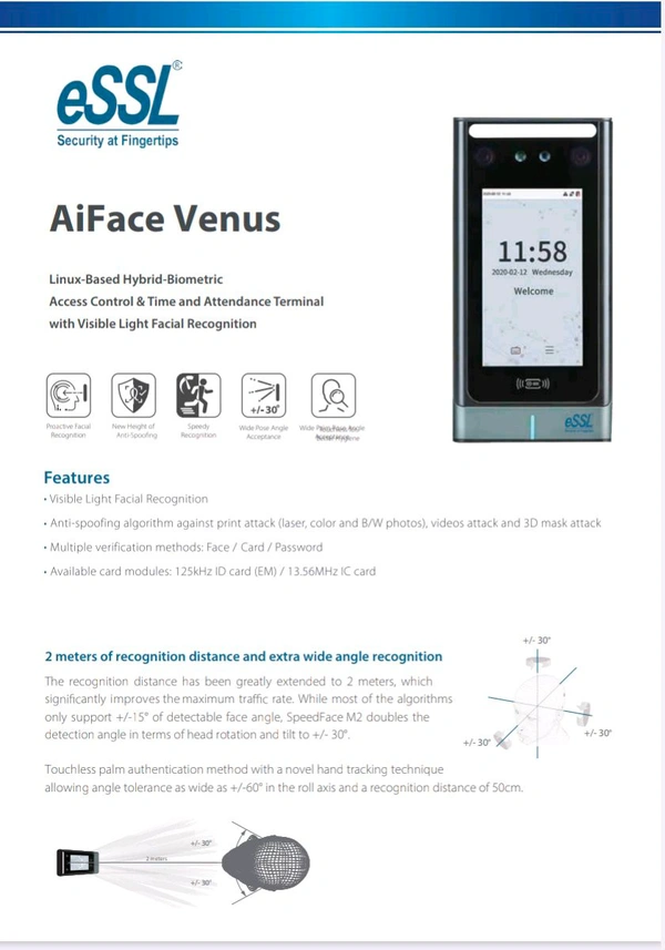 ESSL Face - AiFace-Venus