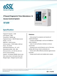 ESSL Fingerprint - SF100