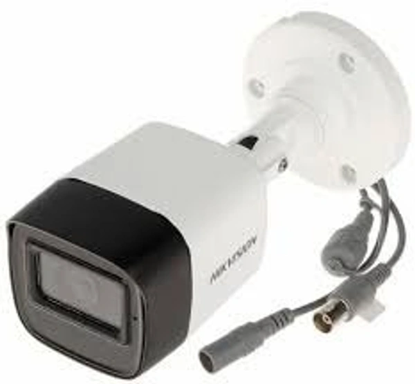 HIKVISION 3K (5MP) DS-2CE16K0T-LPFS Smart hybrid Outdoor Wired 3K with inbuilt Mic for Audio Recording