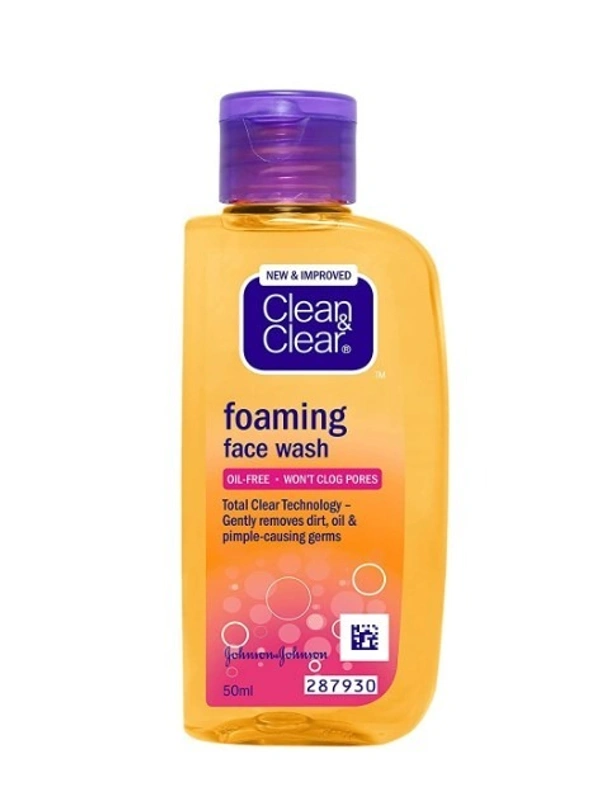 Clean & Clear Foaming Facewash 50ml