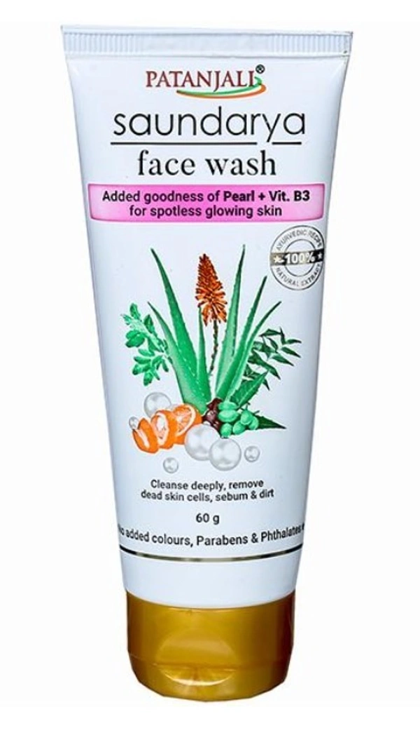 Patanjali Saundarya Facewash 60g