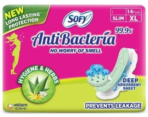 SOFY Anti Bacteria XL 14pads