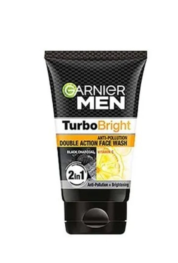 Garnier Men Turbo Bright Anti Pollution Facewash 50g