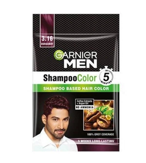 Garnier Men Shampoo Color Burgundy 10ml+10ml