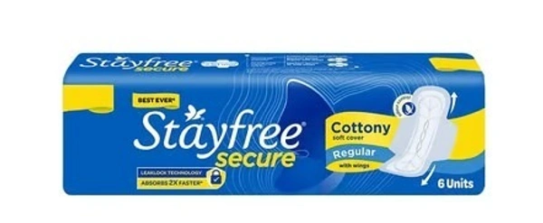Stayfree Secure Cottony Regular 6 Pads
