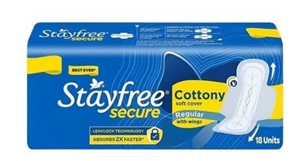 Stayfree Secure Cottony Regular 18 Pads