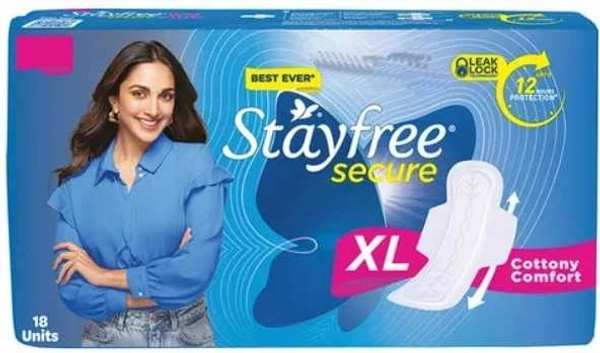 Stayfree Secure Cottony XL 18 Pads
