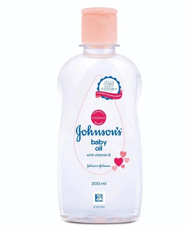 Johnson Baby Oil With Vit E 200ml