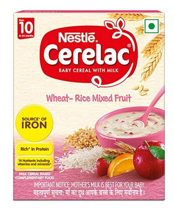 Cerelac Wheat Rice Mixed Fruit 10 to 24Months 300gm