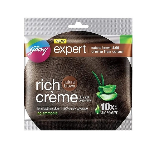 Godrej Rich Creme Natural Brown 4.00 colour Rs15