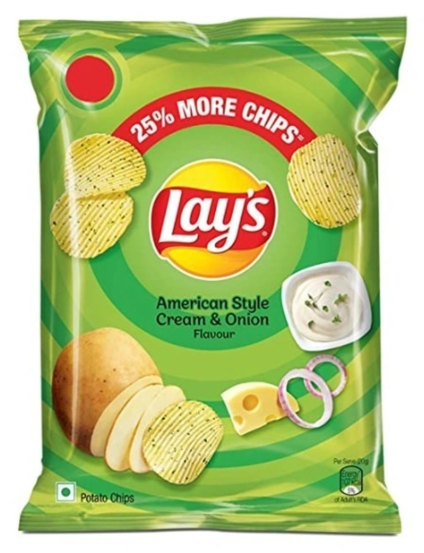 Lays American Style Cream & Onion 