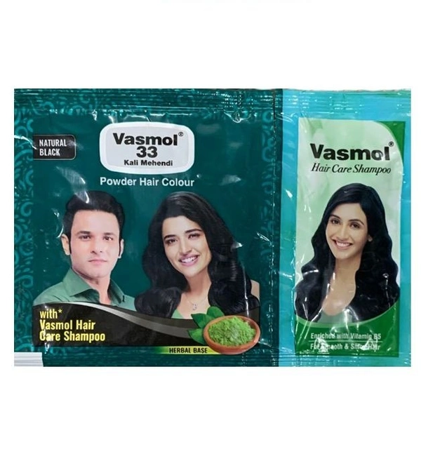 Vasmol 33 Kesh Kala Powder Hair Colour Rs10
